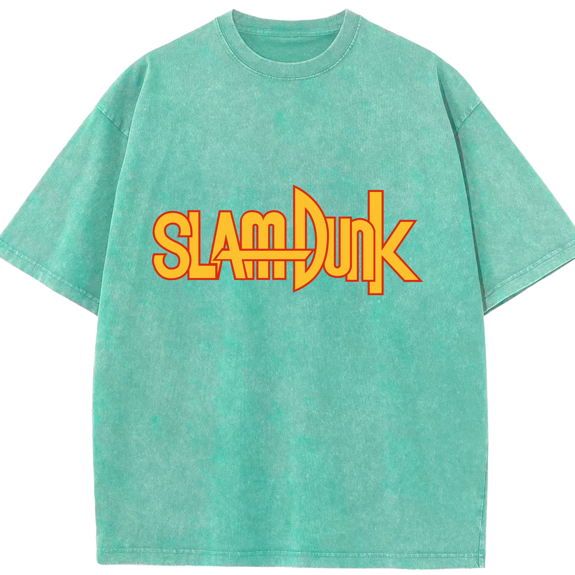 （画像用） SLAM DUNK／スラムダンク 綿100% ヴィンテージ風 半袖Tシャツ（フロントプリント）